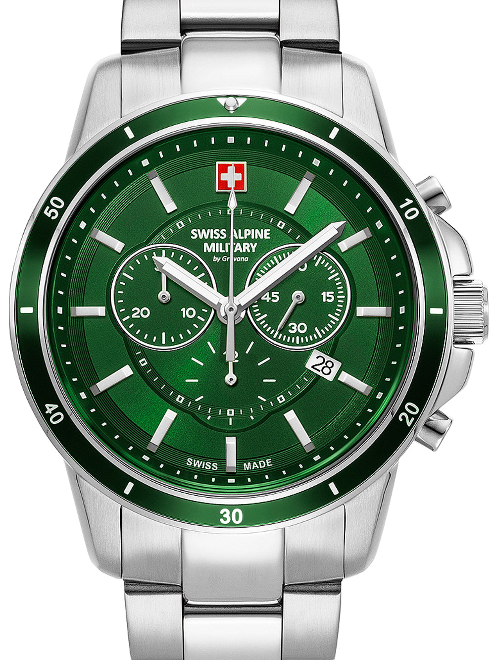 Swiss Alpine Military 7089.9134 Chronografas Vyriškas laikrodis 44mm 10ATM