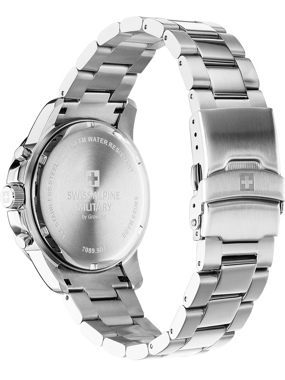 Swiss Alpine Military 7089.9137 Chronografas Vyriškas laikrodis 44mm 10ATM