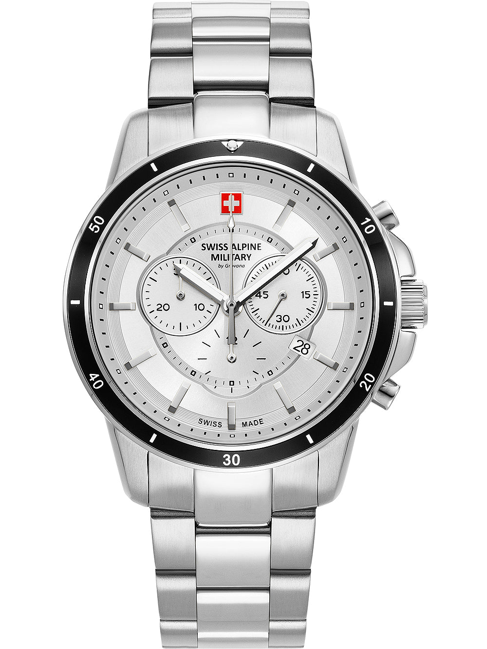 Swiss Alpine Military 7089.9132 Chronografas Vyriškas laikrodis 44mm 10ATM