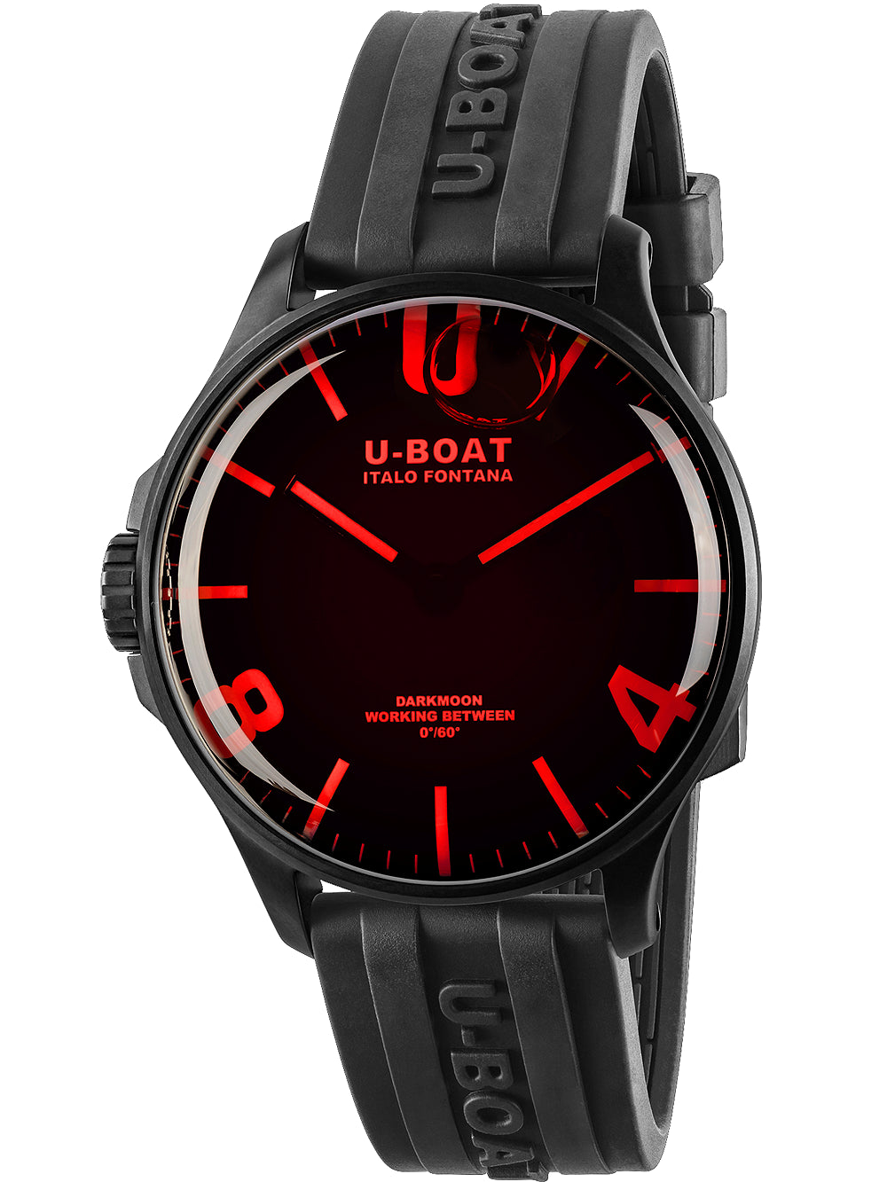 U-Boat 8466/C Darkmoon Red IPB 44mm 5ATM
