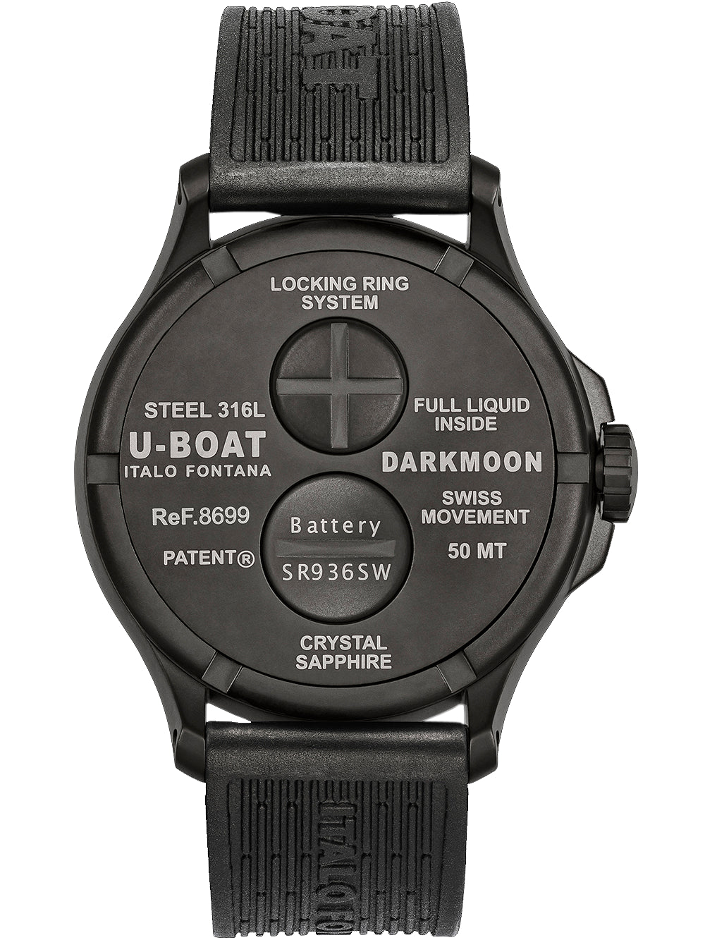 U-Boat 8699/B Darkmoon Brown IPB Soleil 44mm 5ATM