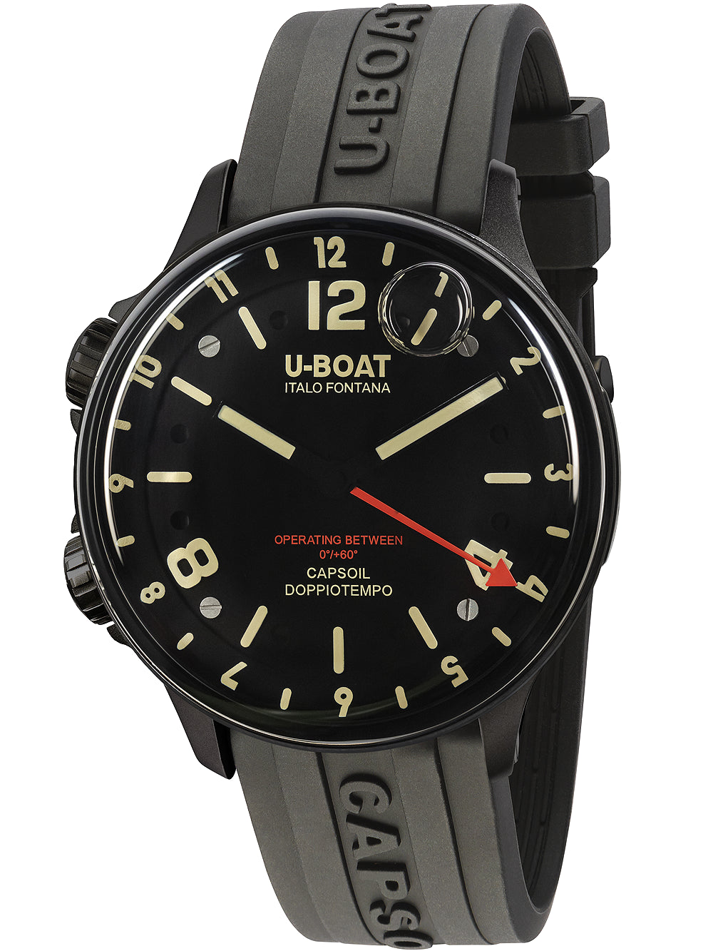 U-Boat 8770/A Capsoil Qs. Doppiotempo DLC 45mm 10ATM