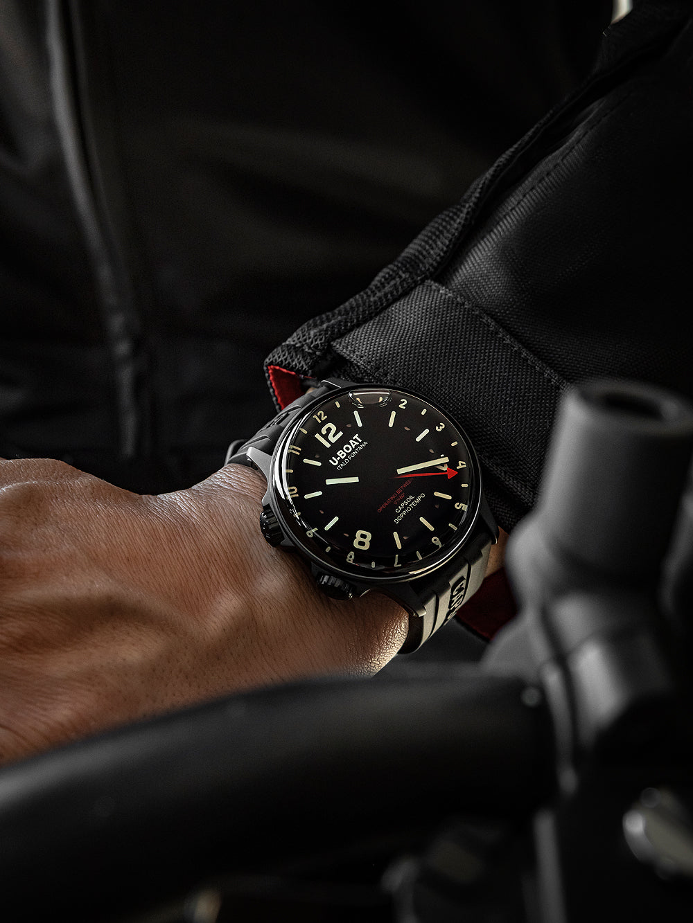 U-Boat 8770/A Capsoil Qs. Doppiotempo DLC 45mm 10ATM