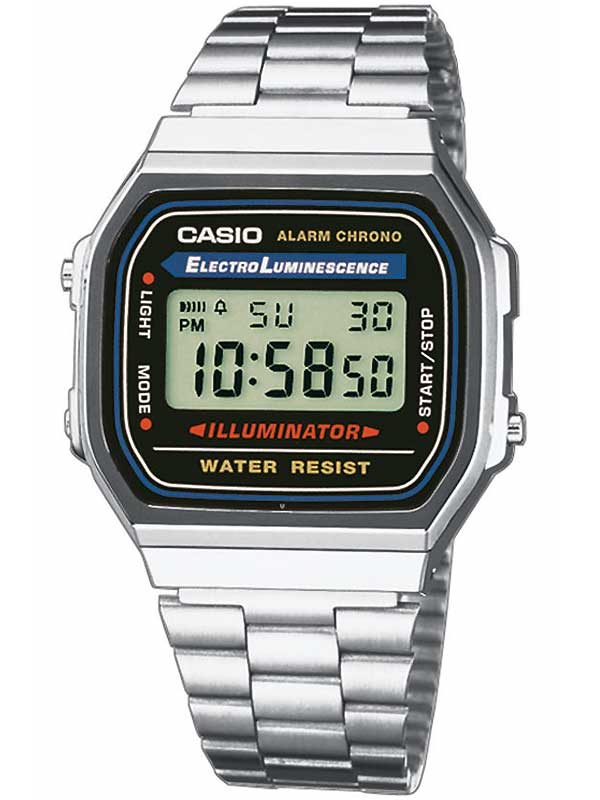 CASIO A168WA-1YES Collection 35mm 3 ATM