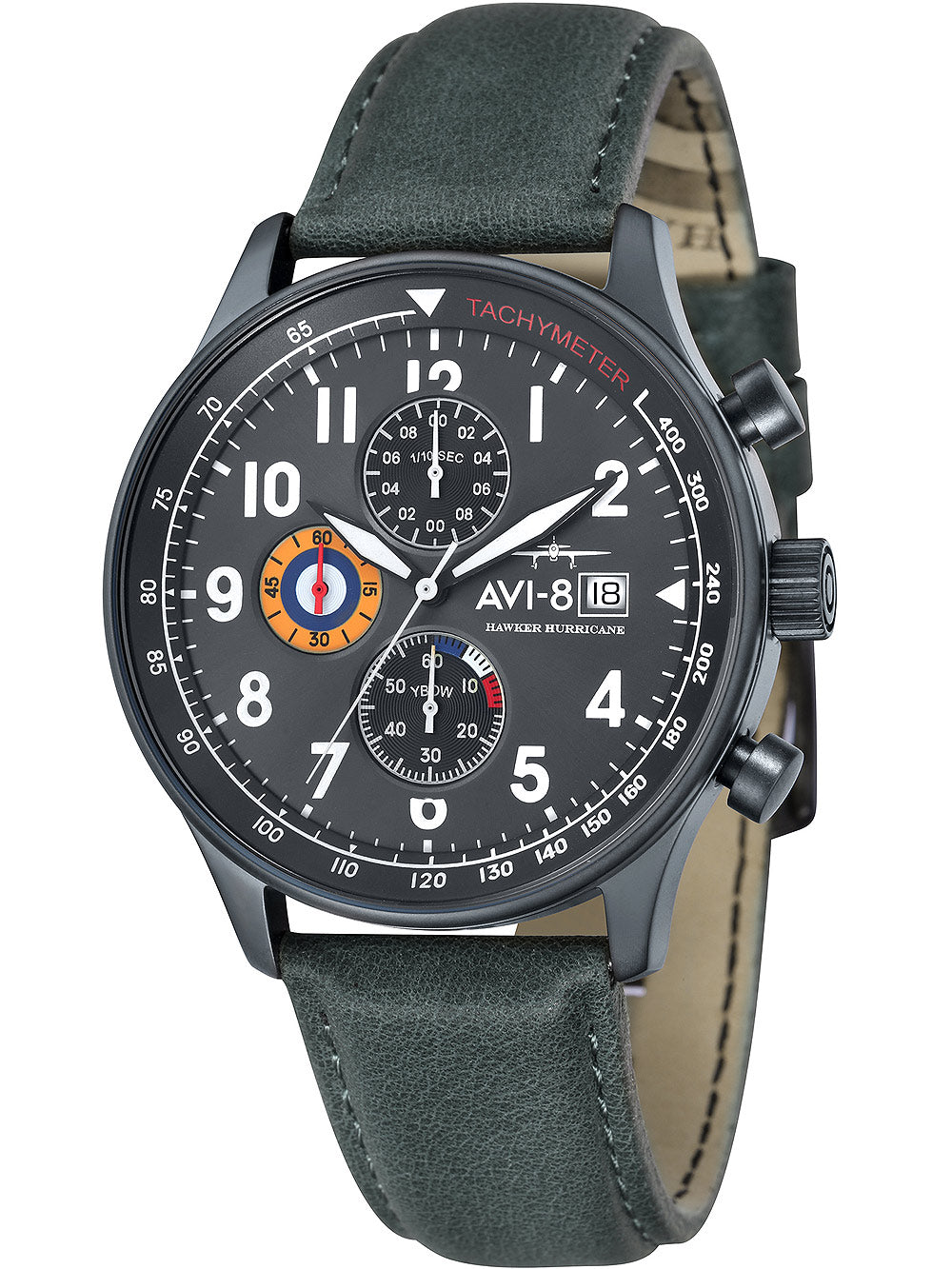AVI-8 AV-4011-0D Hawker Hurricane Chronograph 42mm 5ATM