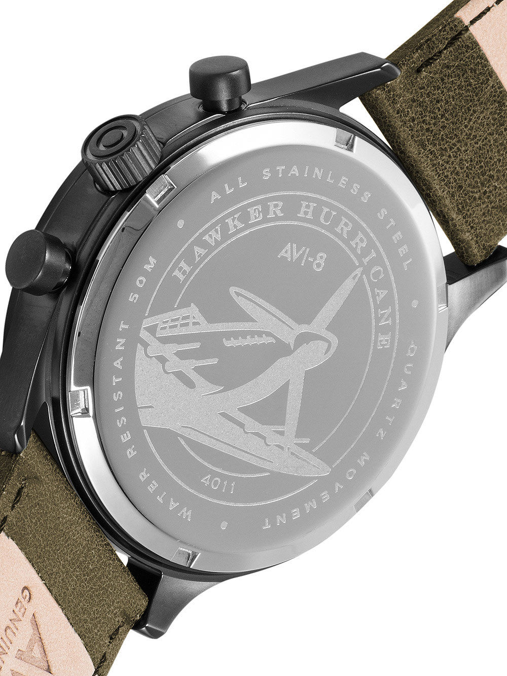 AVI-8 AV-4011-0E Hawker Hurricane Chronograph 42mm 5ATM