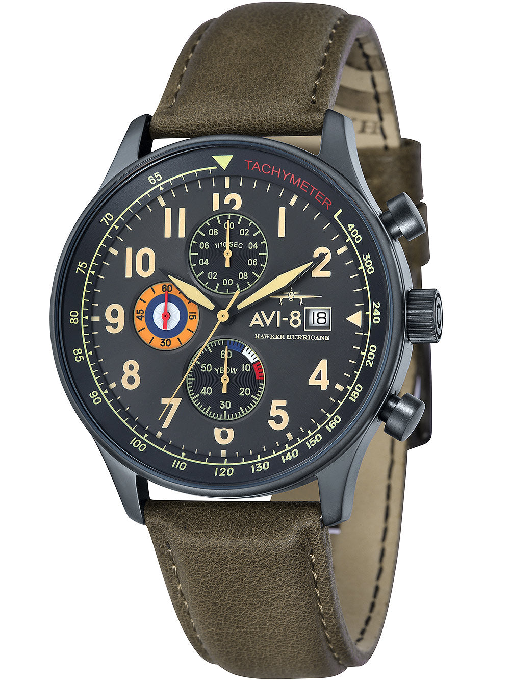 AVI-8 AV-4011-0E Hawker Hurricane Chronograph 42mm 5ATM