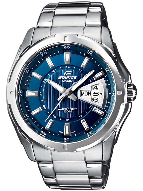 CASIO EF-129D-2AVEF EDIFICE vyriškas laikrodis 45mm 10 ATM