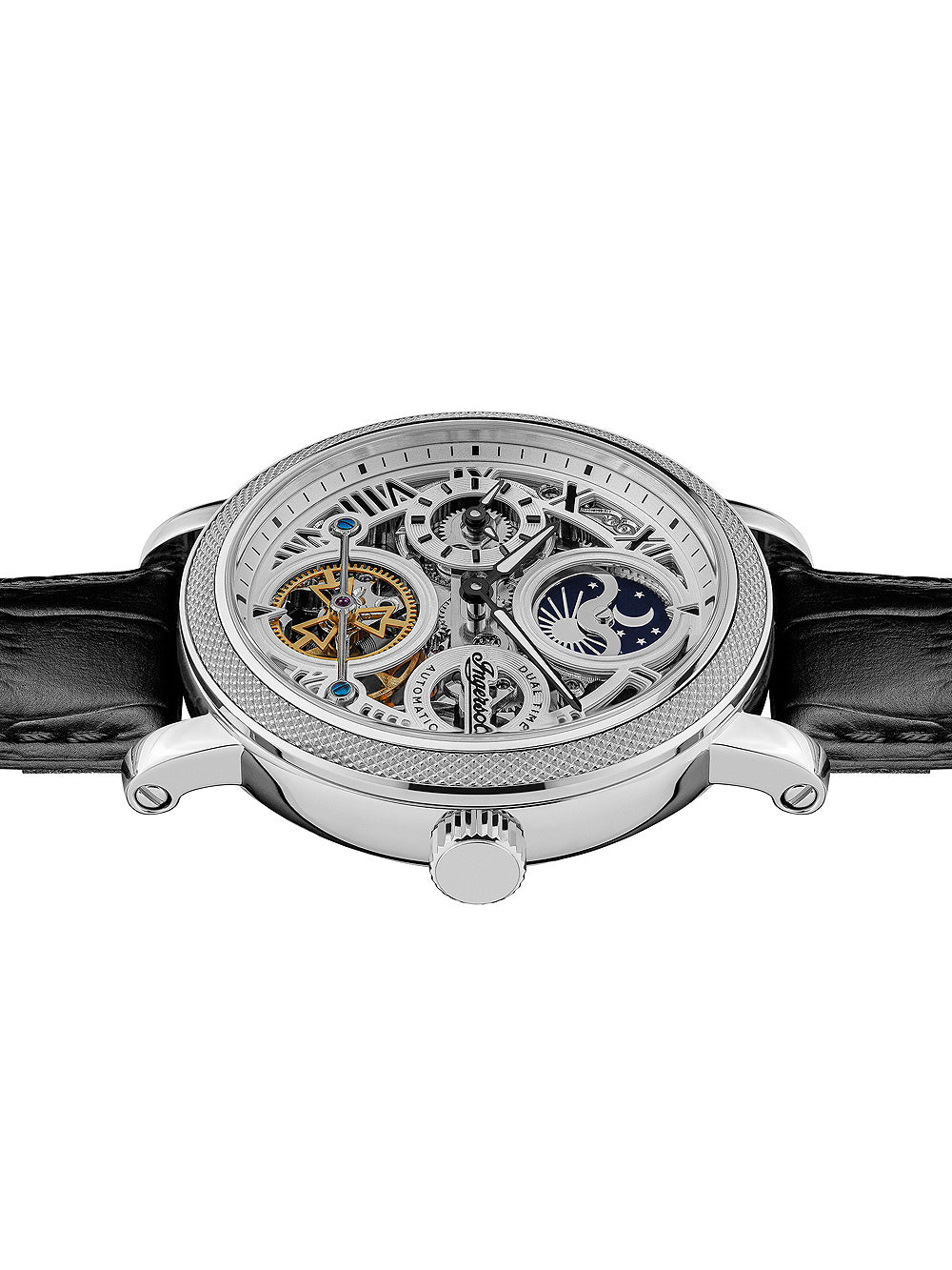 Ingersoll I12401 The Row Dual Time Automatinis 45mm 5ATM