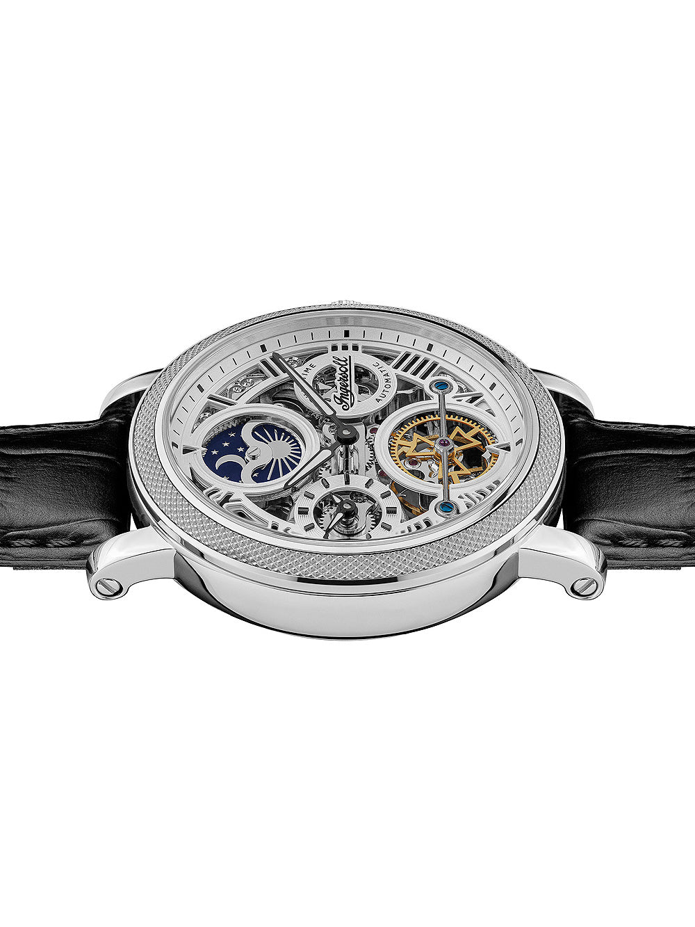 Ingersoll I12401 The Row Dual Time Automatinis 45mm 5ATM