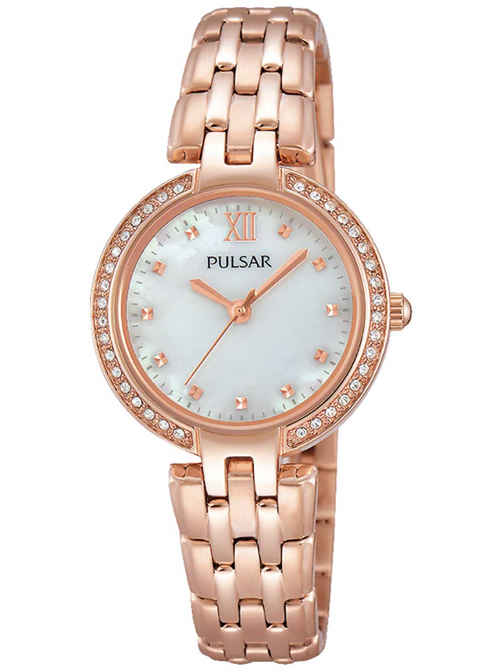 Pulsar PH8168X1 moteriškas laikrodis with Swarovski 28mm 3 ATM