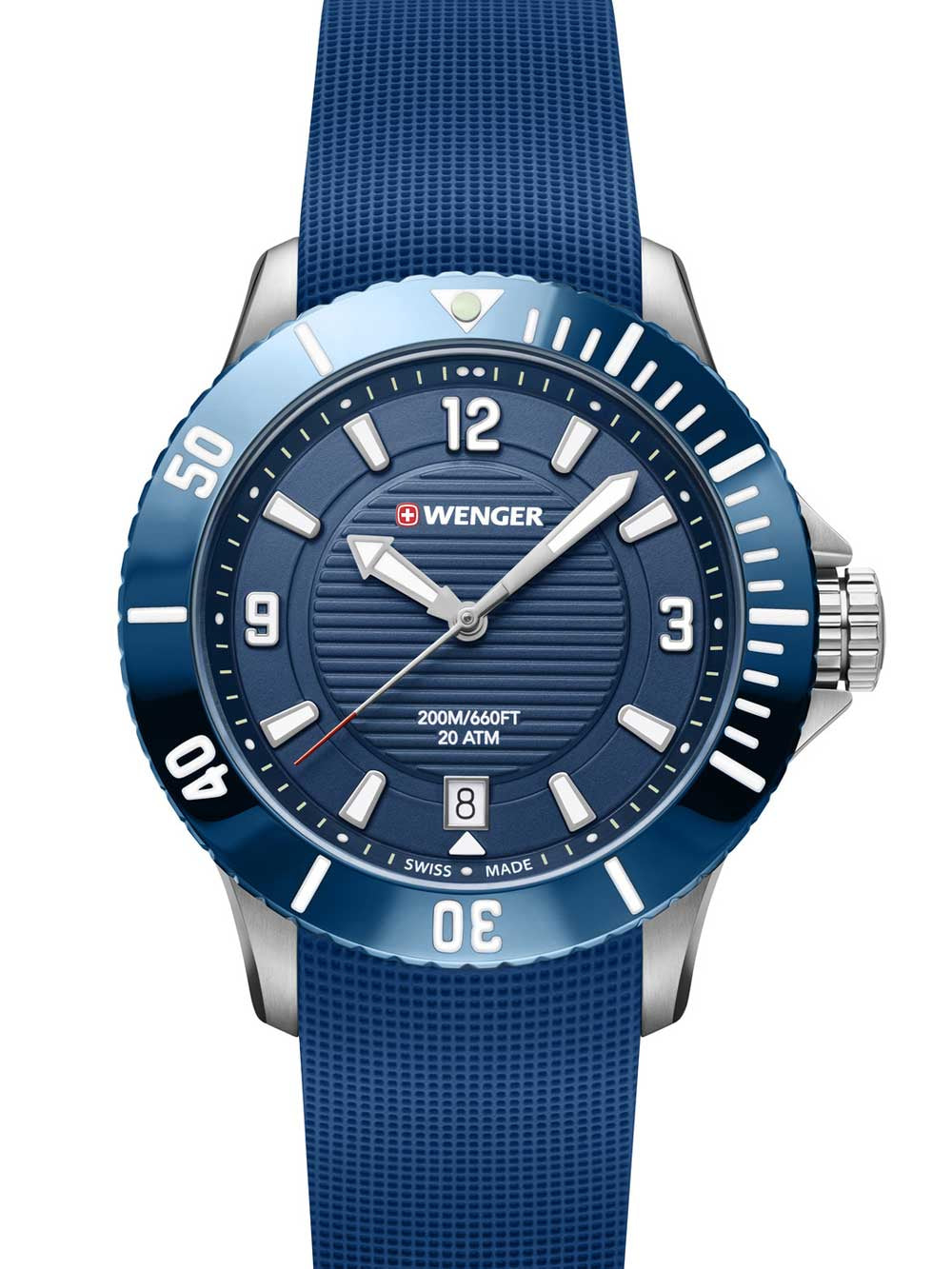 Wenger 01.0621.112 Seaforce moteriškas laikrodis diver 36mm 20 ATM