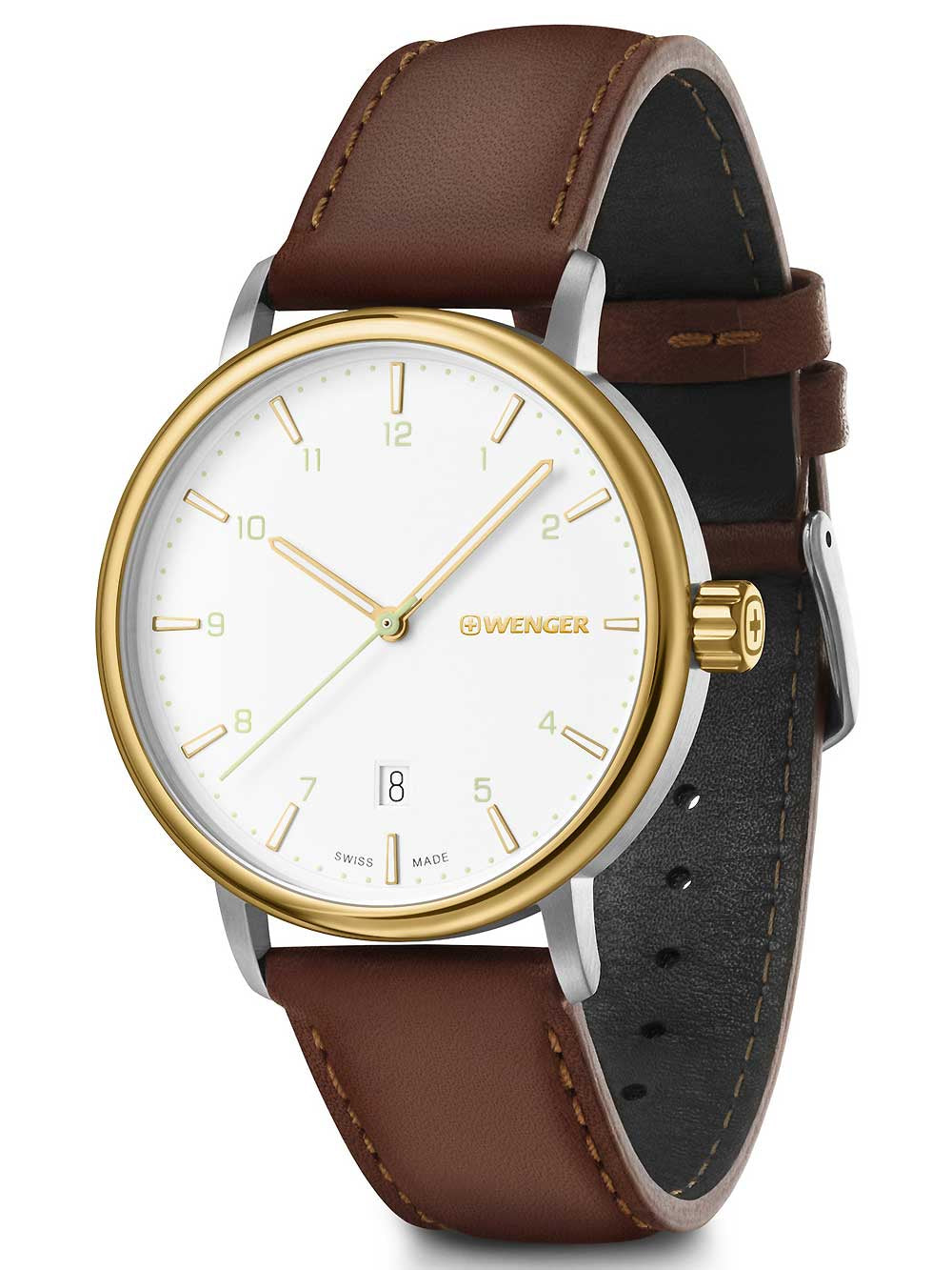 Wenger 01.1731.118 Urban Classic vyriškas laikrodis 40mm 10 ATM