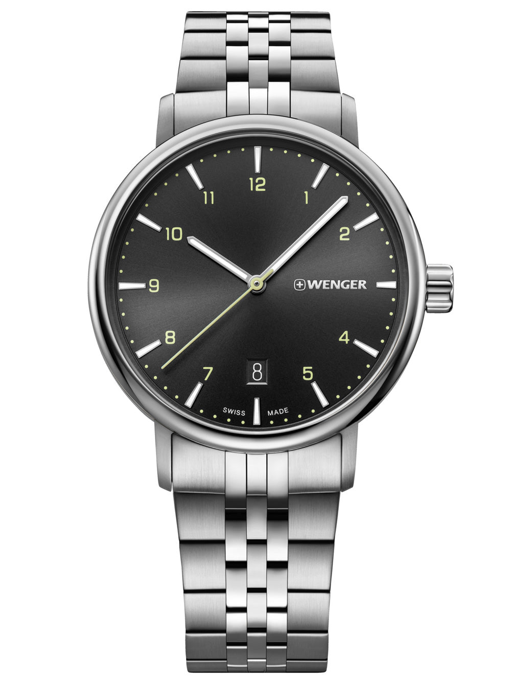 Wenger 01.1731.120 Metropolitan vyriškas laikrodis 40mm 10ATM
