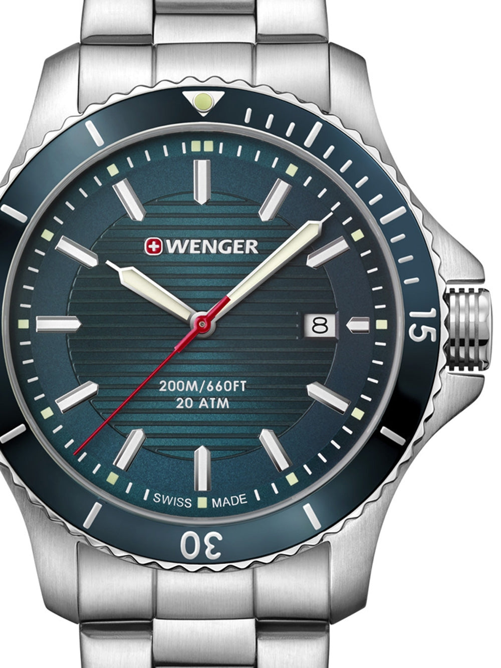 Wenger 01.0641.129 Seaforce vyriškas laikrodis 43mm 20ATM