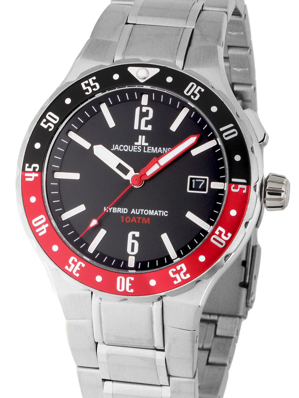 Jacques Lemans 1-2109F Hybromatic vyriškas laikrodis 42mm