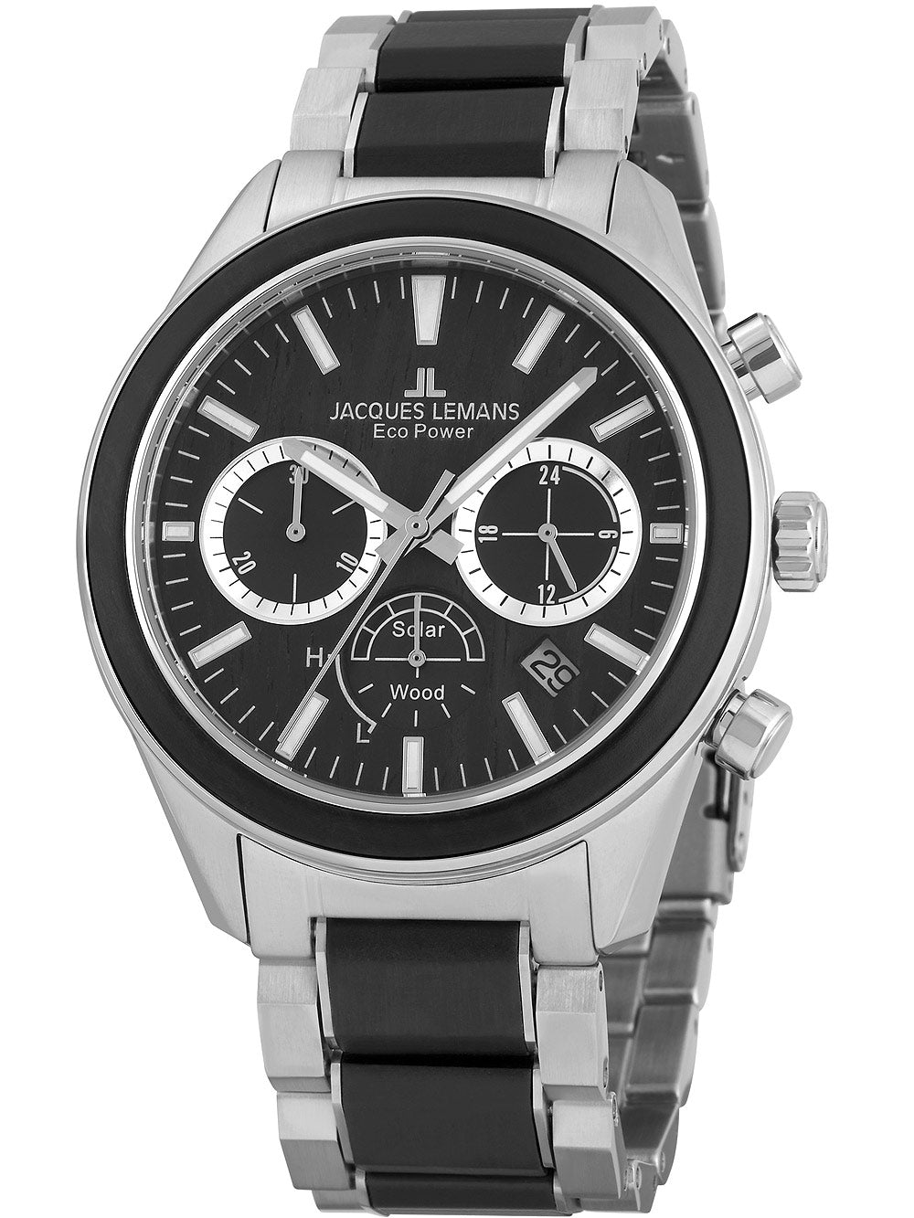 Jacques Lemans 1-2115I Eco Power Wood 44mm 10ATM