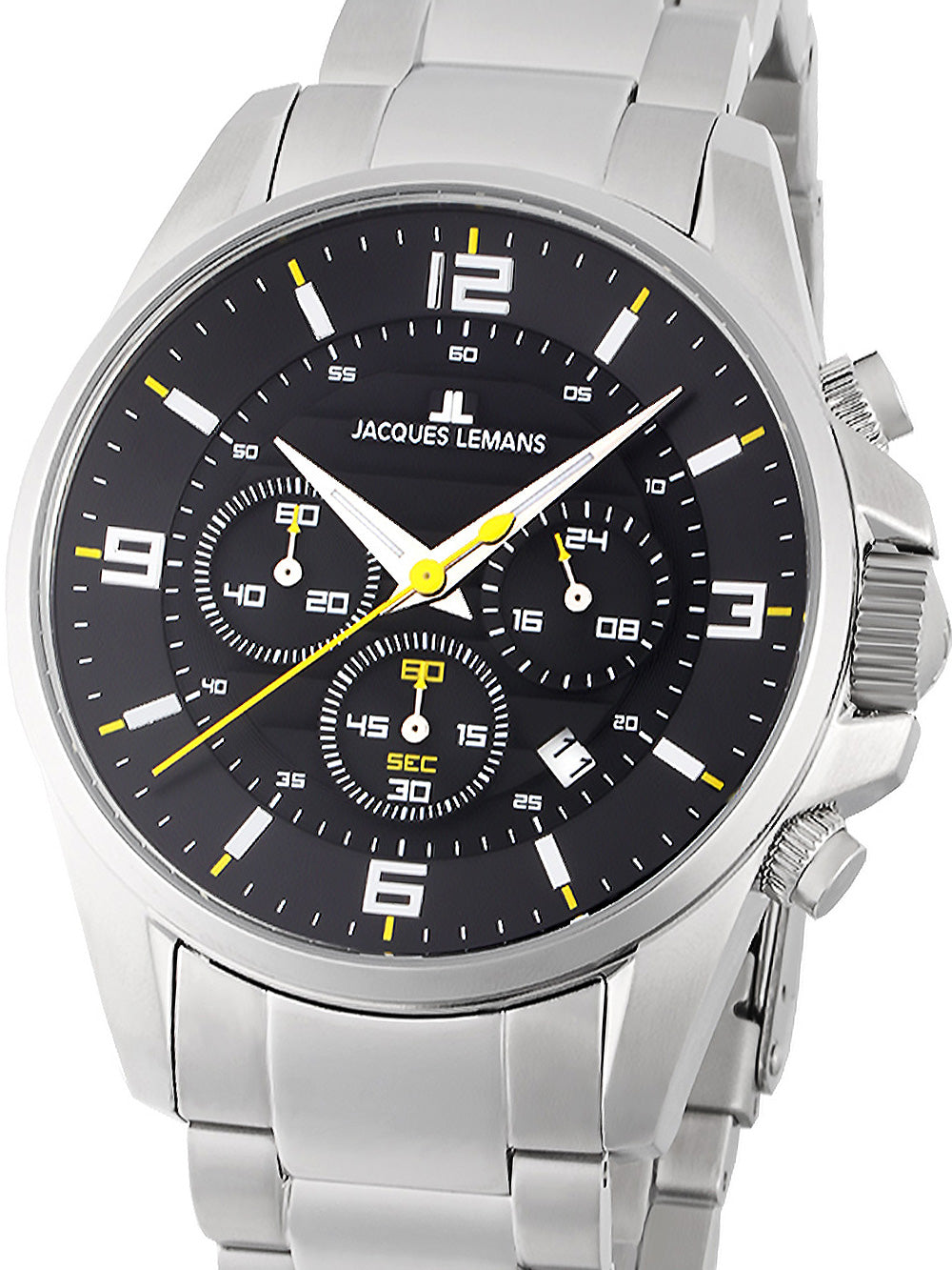 Jacques Lemans 1-2118D Liverpool Chronograph vyriškas laikrodis 44mm 10ATM