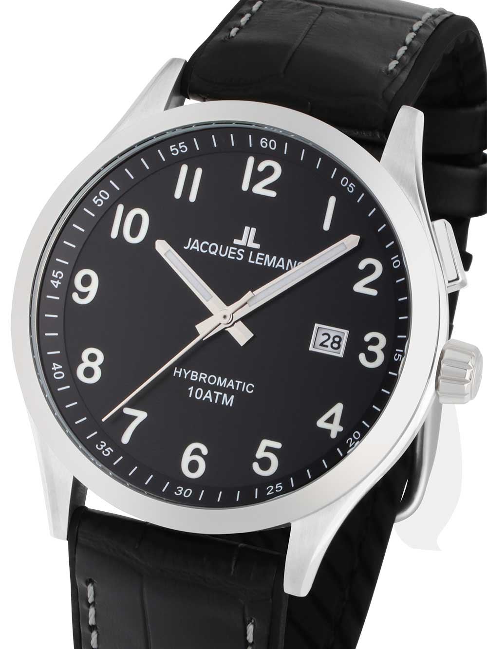 Jacques Lemans 1-2130D Hybromatic vyriškas laikrodis 42mm 10ATM