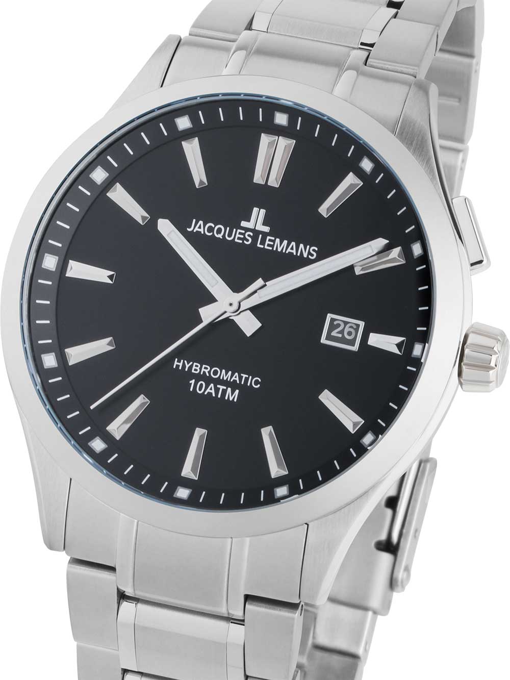 Jacques Lemans 1-2130G Hybromatic vyriškas laikrodis 42mm 10ATM