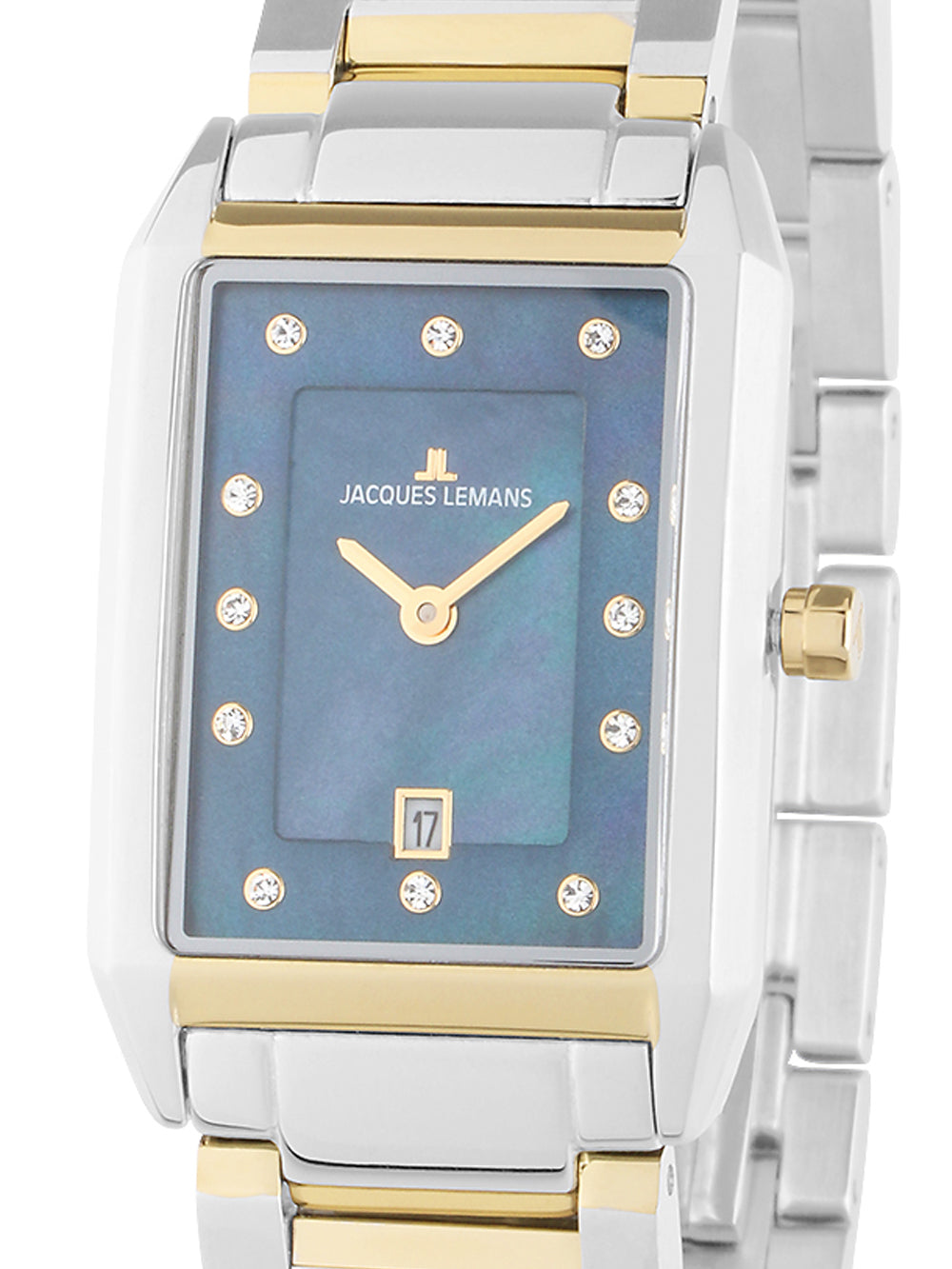 Jacques Lemans 1-2158P Torino square moteriškas laikrodis 23mm 5ATM