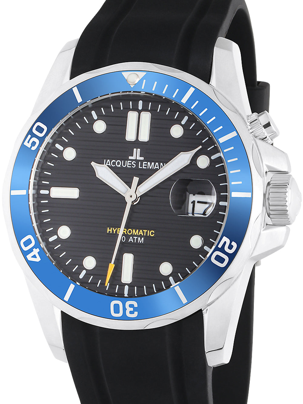 Jacques Lemans 1-2170D Hybromatic Diver vyriškas laikrodis 41mm 20ATM