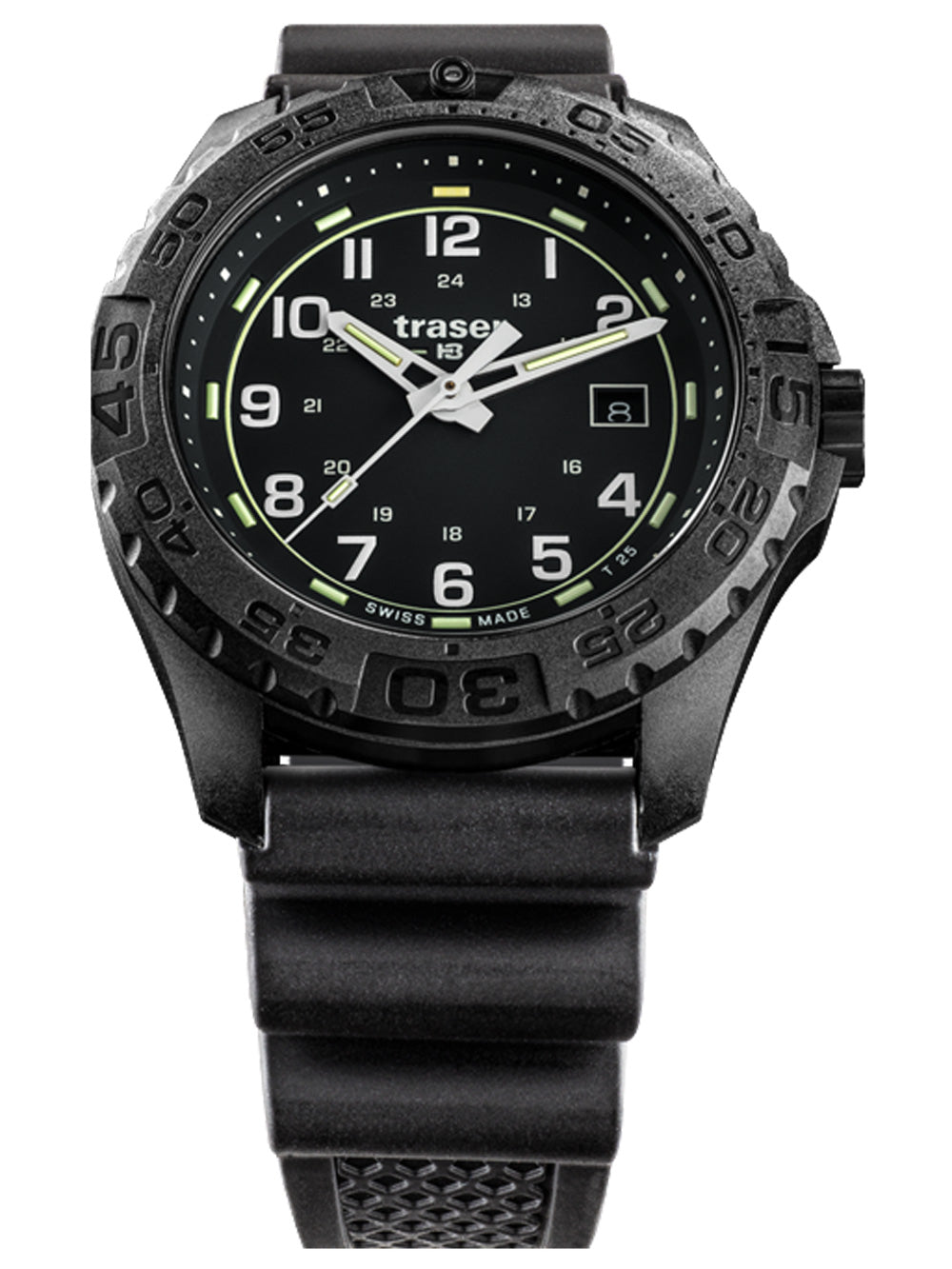 Traser H3 108672 P96 OdP Evolution black vyriškas laikrodis 44mm 20ATM