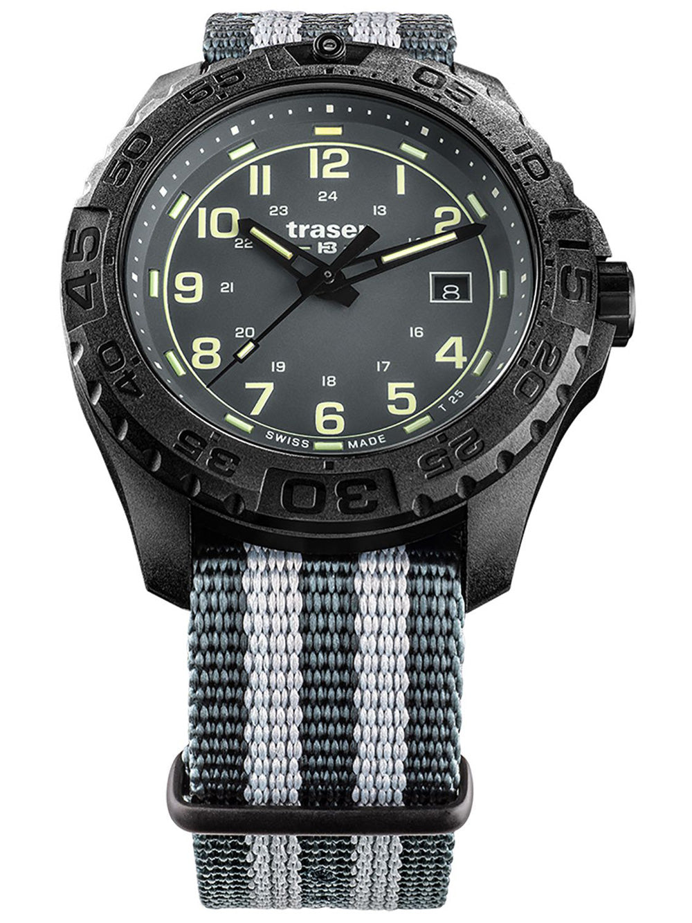 Traser H3 109037 P96 OdP Evolution grey vyriškas laikrodis 44mm 20ATM