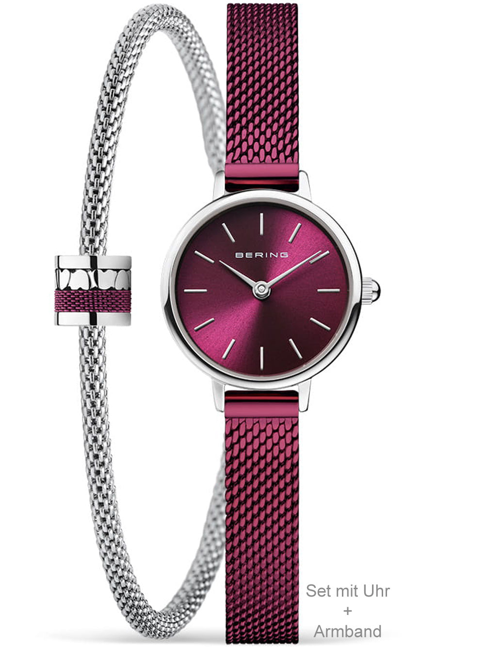 Bering 11022-909-GWP moteriškas laikrodis Classic Set 22mm 3ATM
