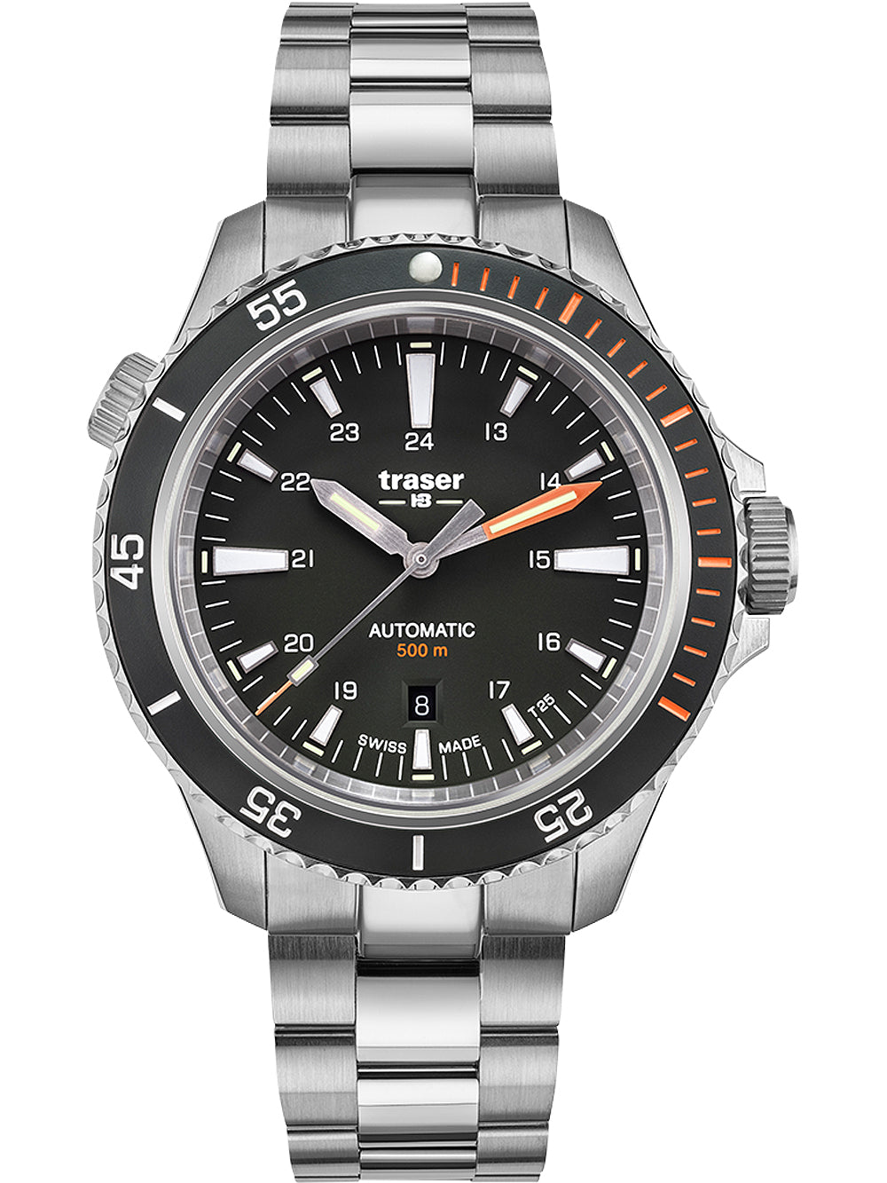 Traser H3 110324 P67 Diver Automatic Black vyriškas laikrodis 46mm 50ATM
