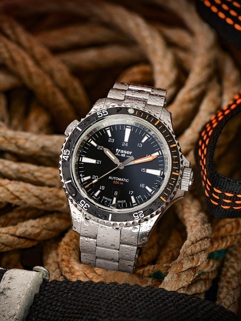 Traser H3 110321 P67 Diver Automatic Black Special Set vyriškas laikrodis 46mm 50ATM