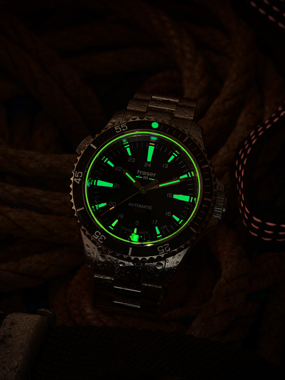 Traser H3 110321 P67 Diver Automatic Black Special Set vyriškas laikrodis 46mm 50ATM