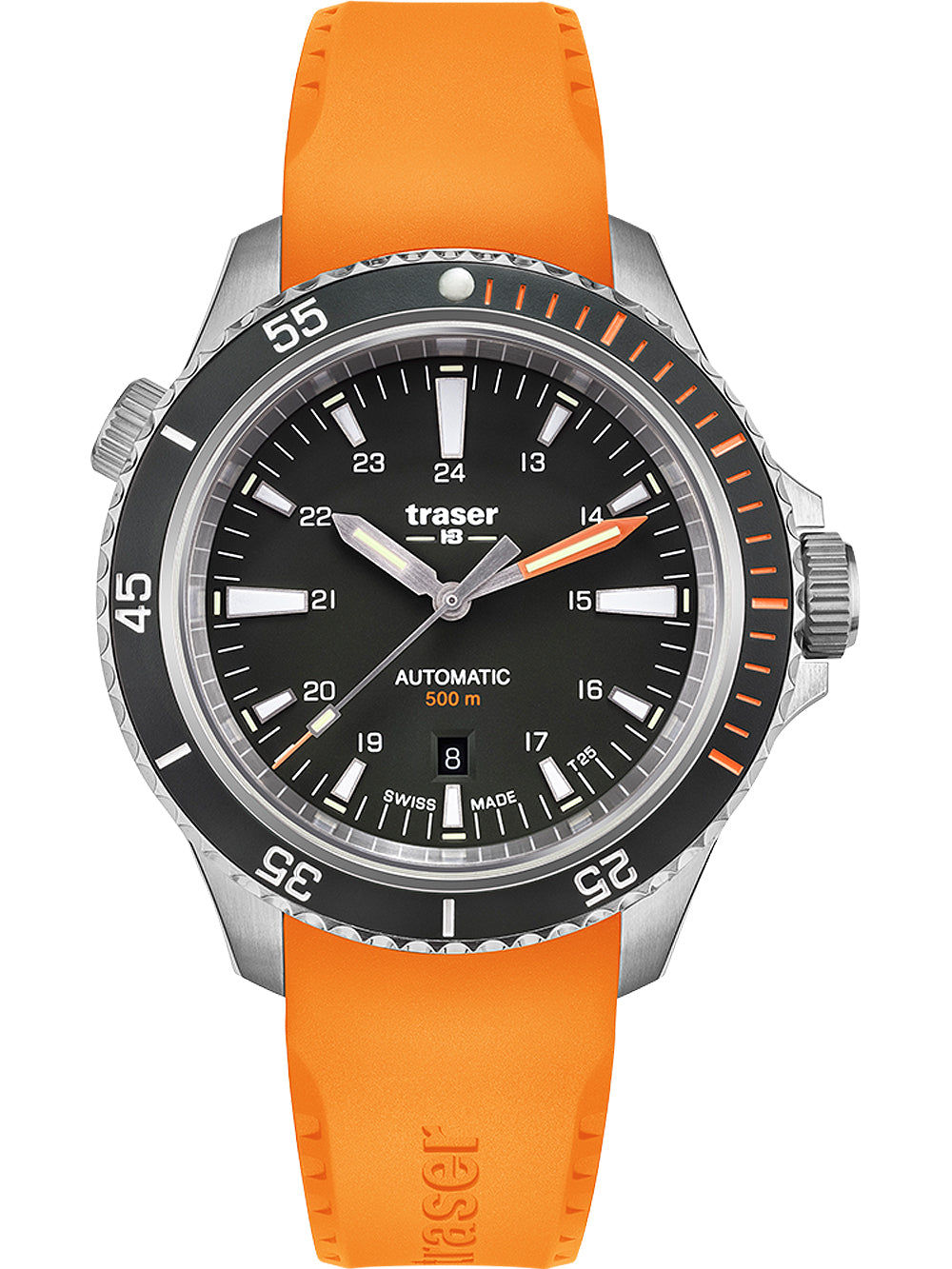 Traser H3 110323 P67 Diver Automatic Black vyriškas laikrodis 46mm 50ATM