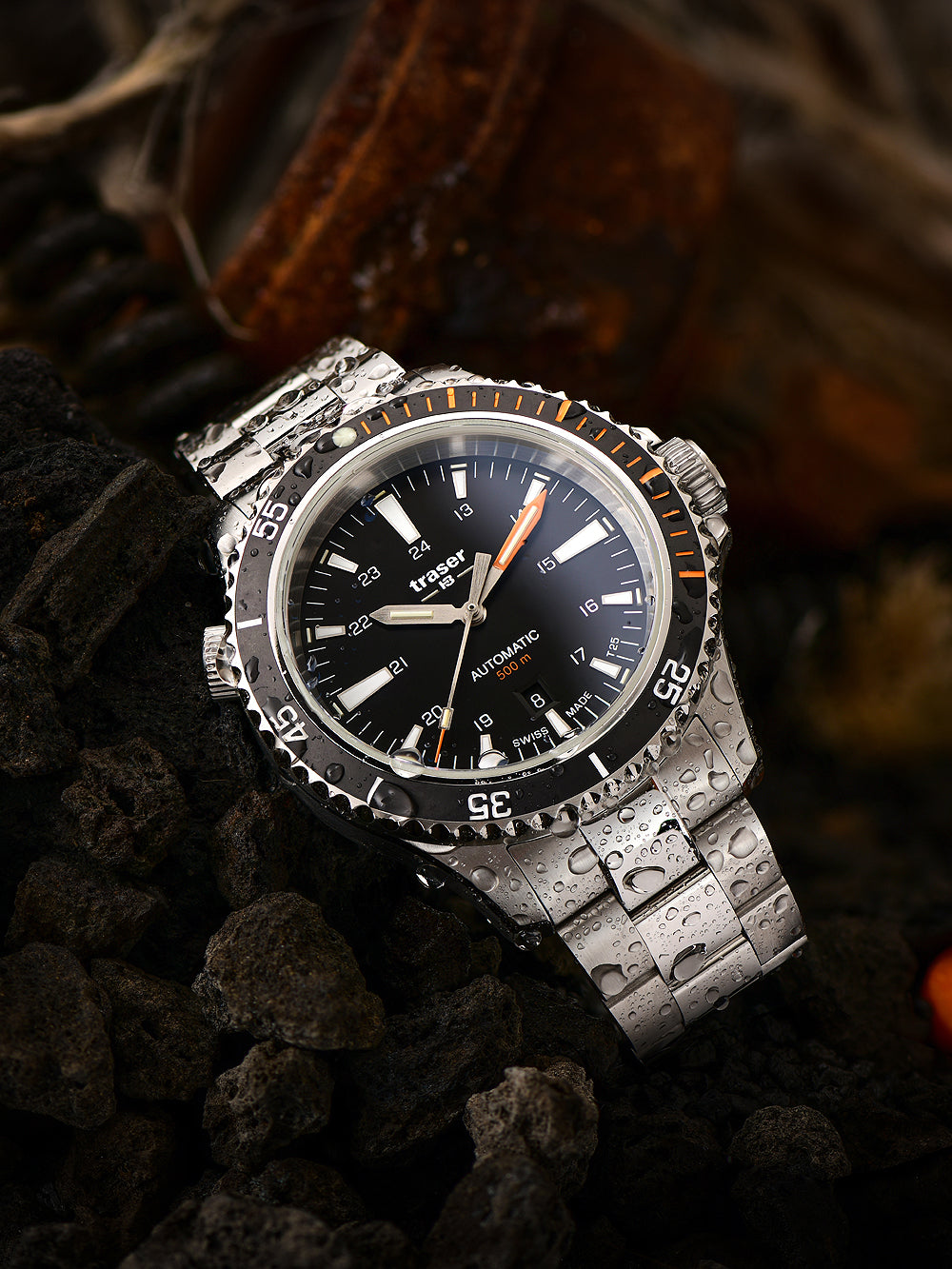 Traser H3 110324 P67 Diver Automatic Black vyriškas laikrodis 46mm 50ATM