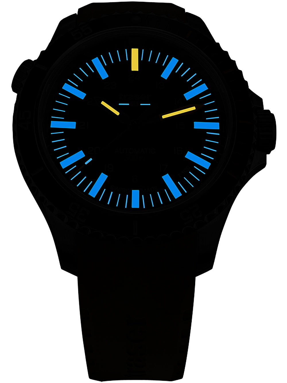 Traser H3 110330 P67 Diver Automatic T100 Grey vyriškas laikrodis 46mm 50ATM