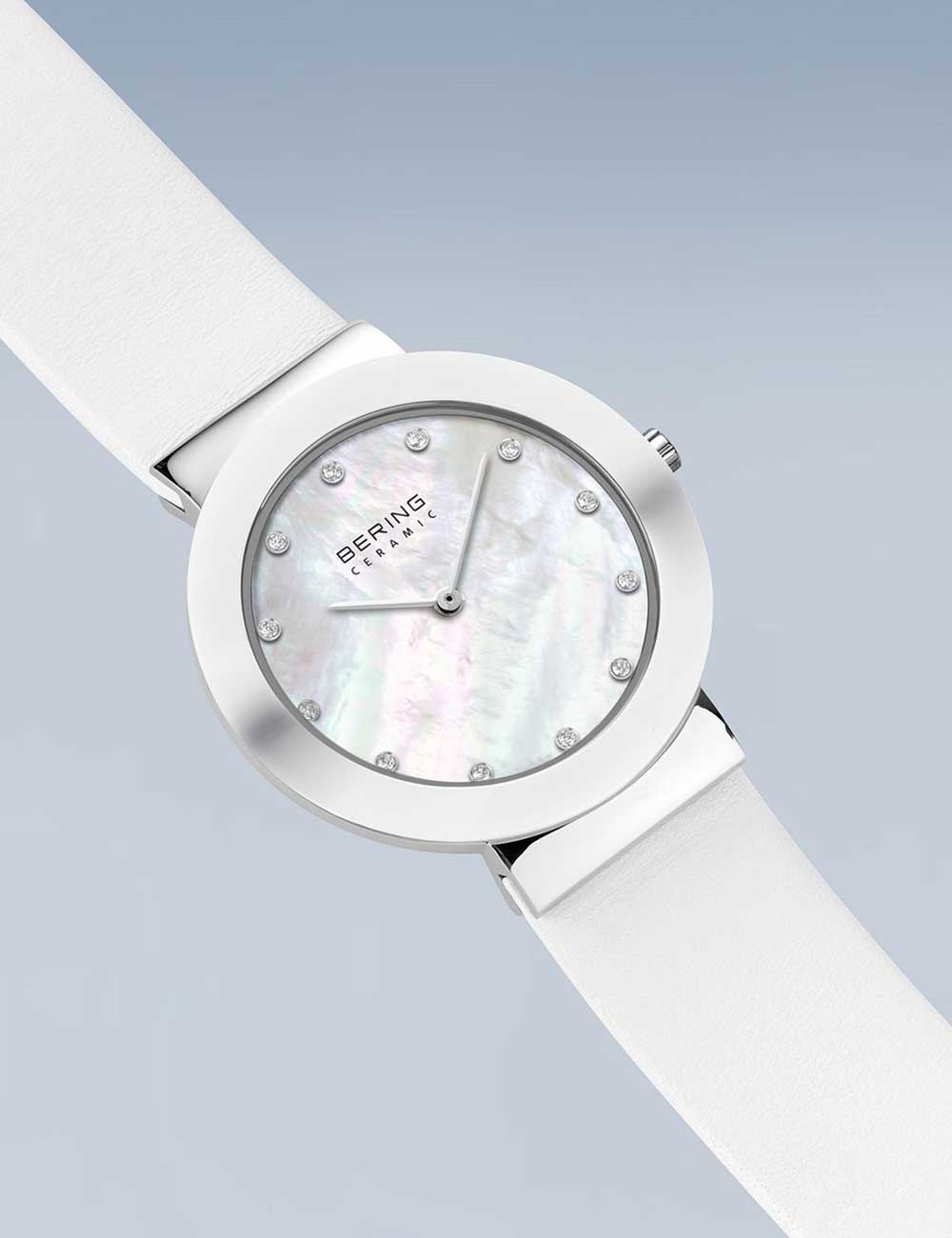 Bering 11435-604 moteriškas laikrodis Ceramic 35mm 5ATM
