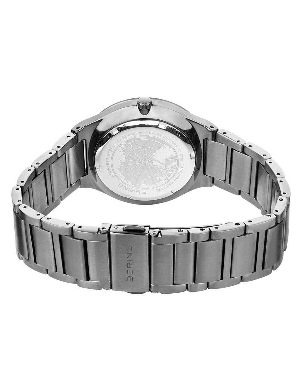 Bering 11740-009 Classic vyriškas laikrodis Multifunction 40mm 10ATM