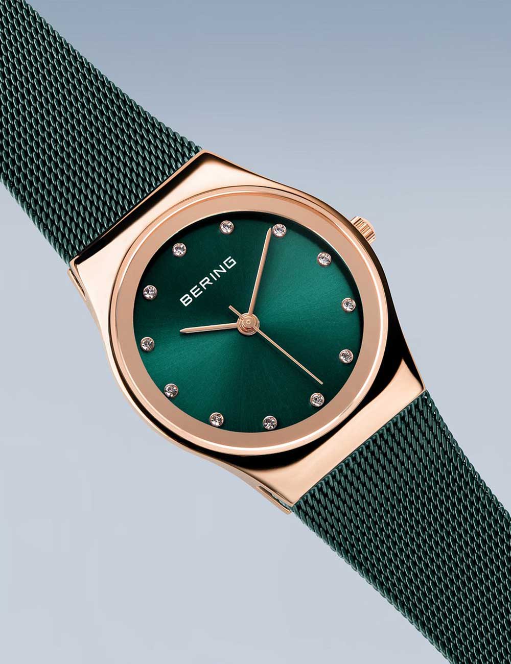 Bering 12927-868 Classic moteriškas laikrodis Swarovski Crystals 27mm 3ATM