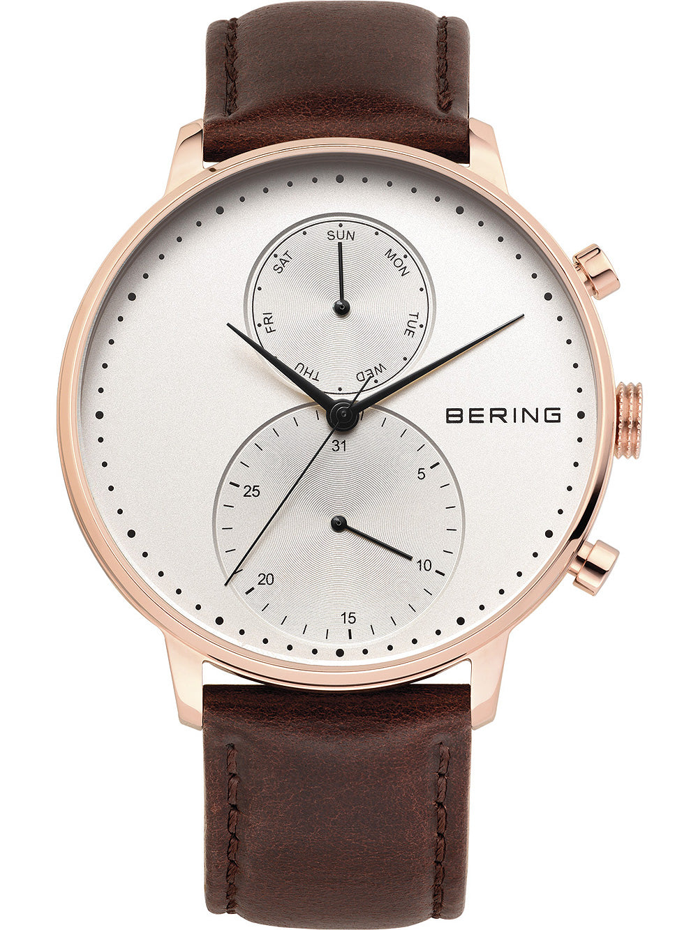 Bering 13242-564 Classic vyriškas laikrodis 42mm 3ATM