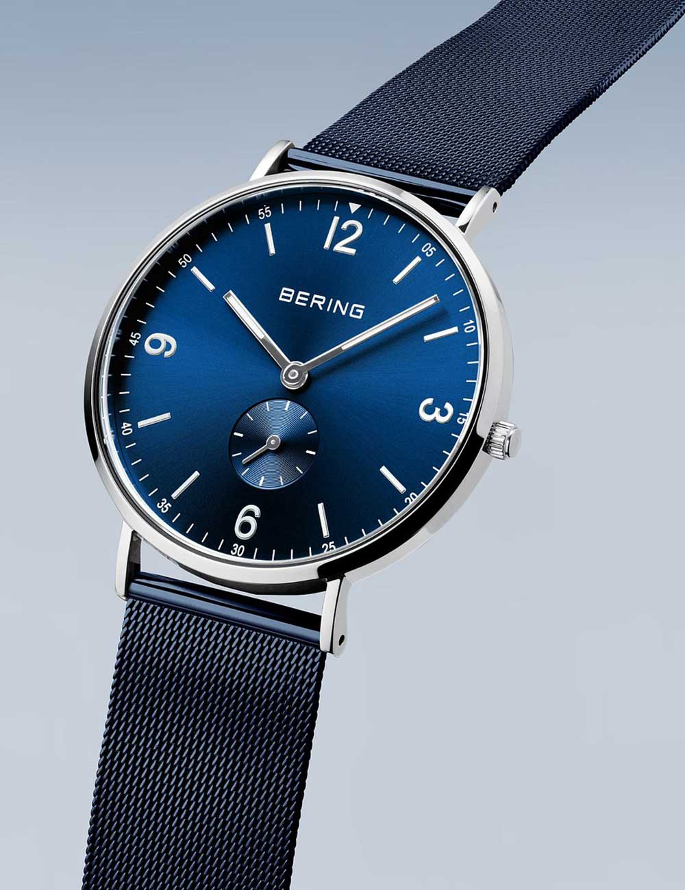 Bering 14040-307 vyriškas laikrodis Classic Small Second 40mm 3ATM