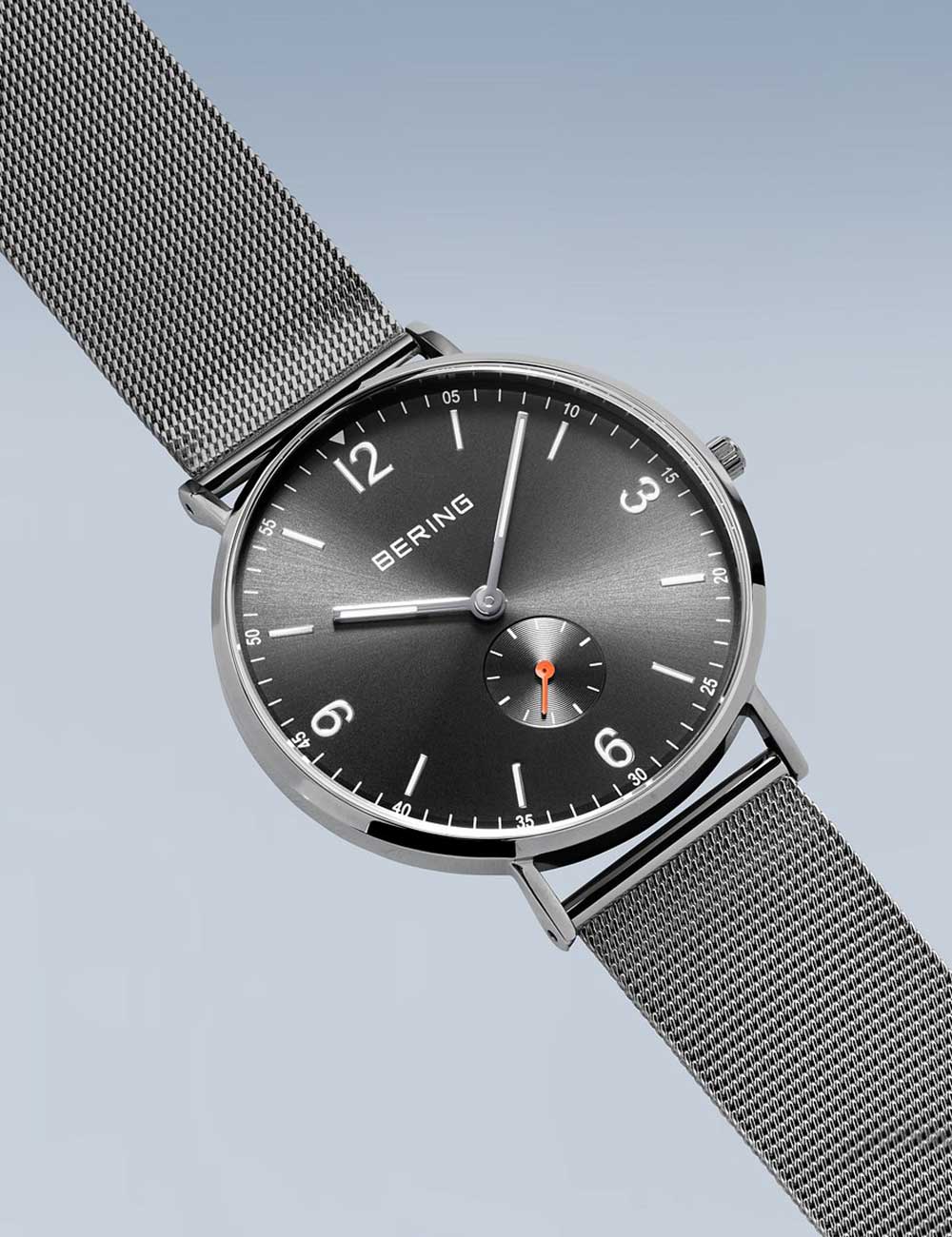 Bering 14040-377 vyriškas laikrodis Classic Small Second 40mm 3ATM