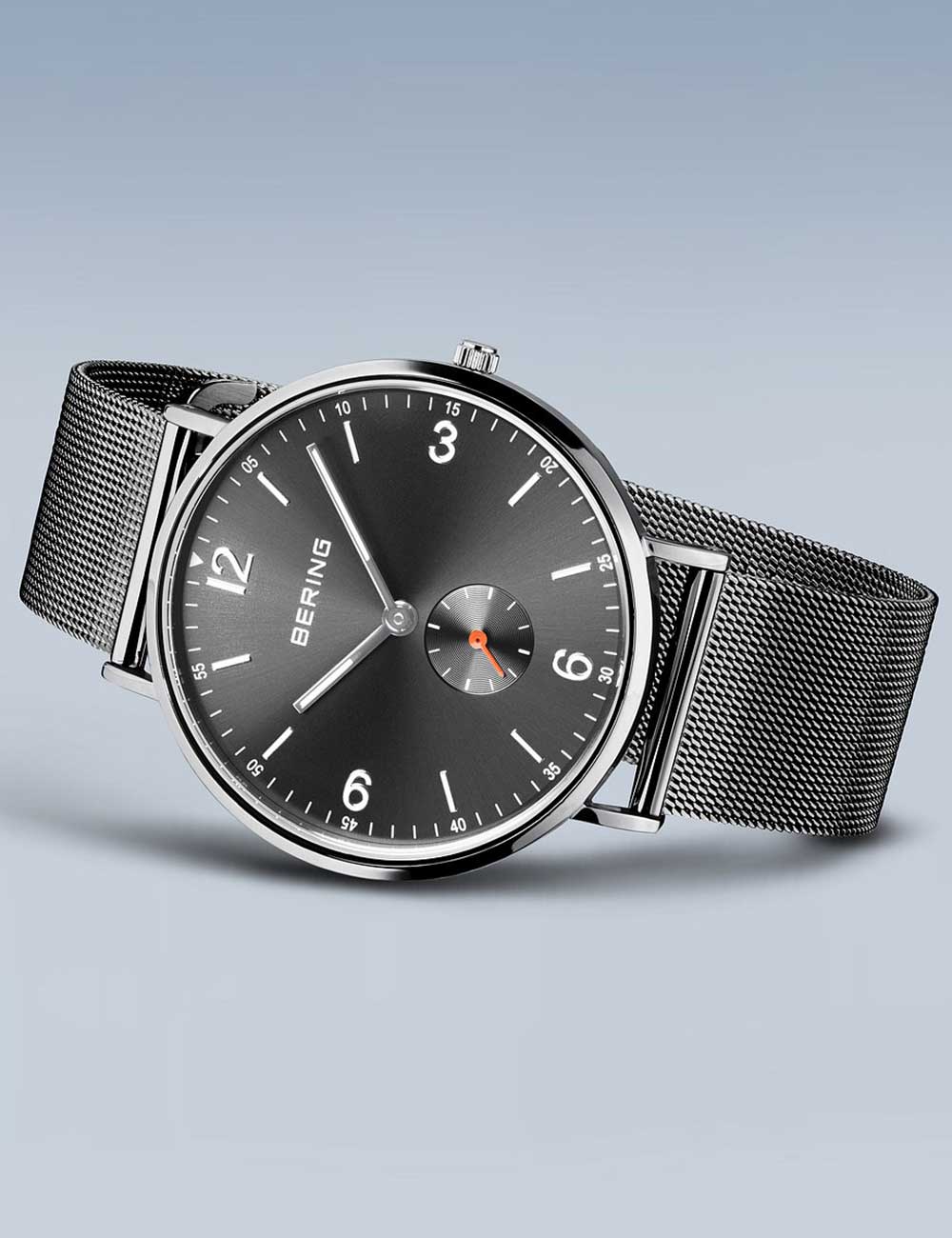 Bering 14040-377 vyriškas laikrodis Classic Small Second 40mm 3ATM