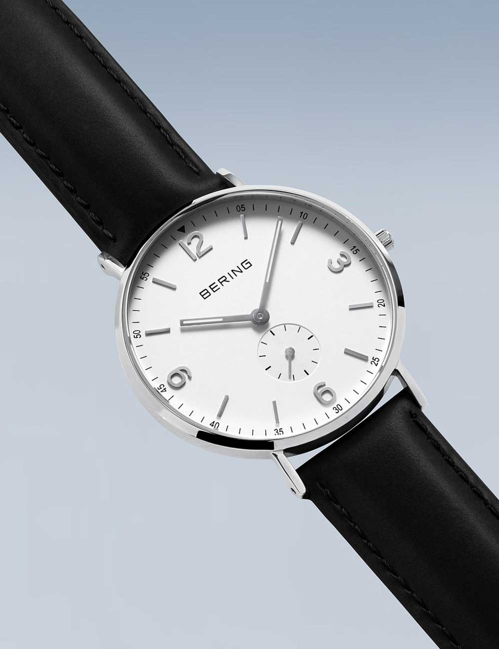 Bering 14040-404 vyriškas laikrodis Classic Small Second 40mm 3ATM