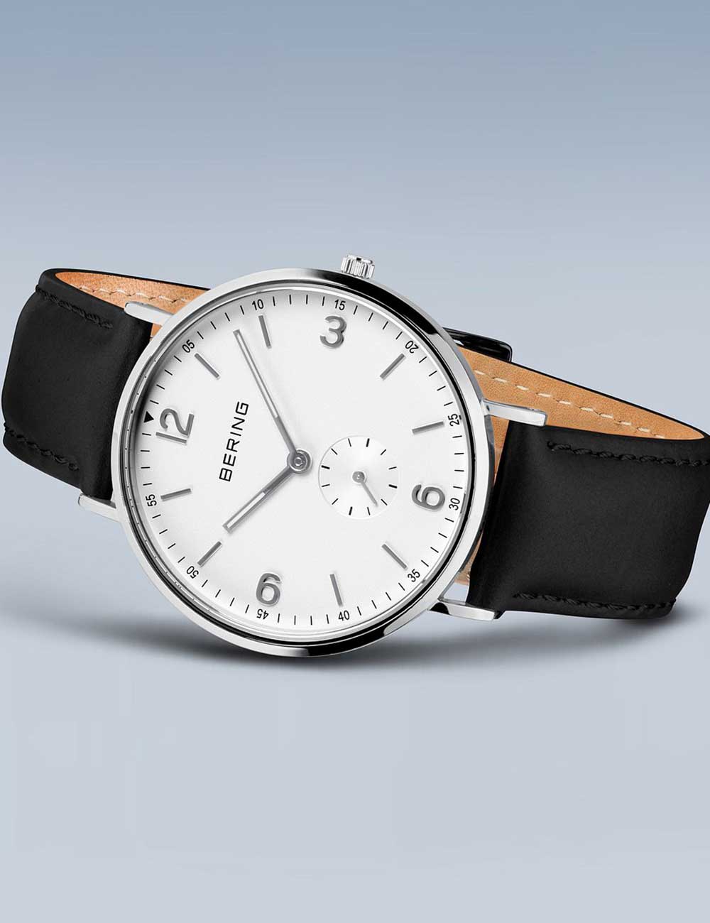 Bering 14040-404 vyriškas laikrodis Classic Small Second 40mm 3ATM