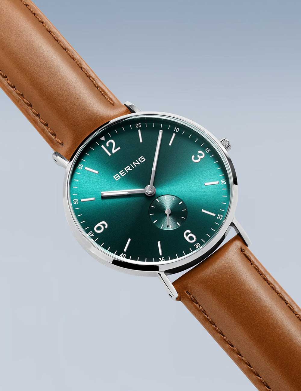 Bering 14040-508 vyriškas laikrodis Classic Small Second 40mm 3ATM