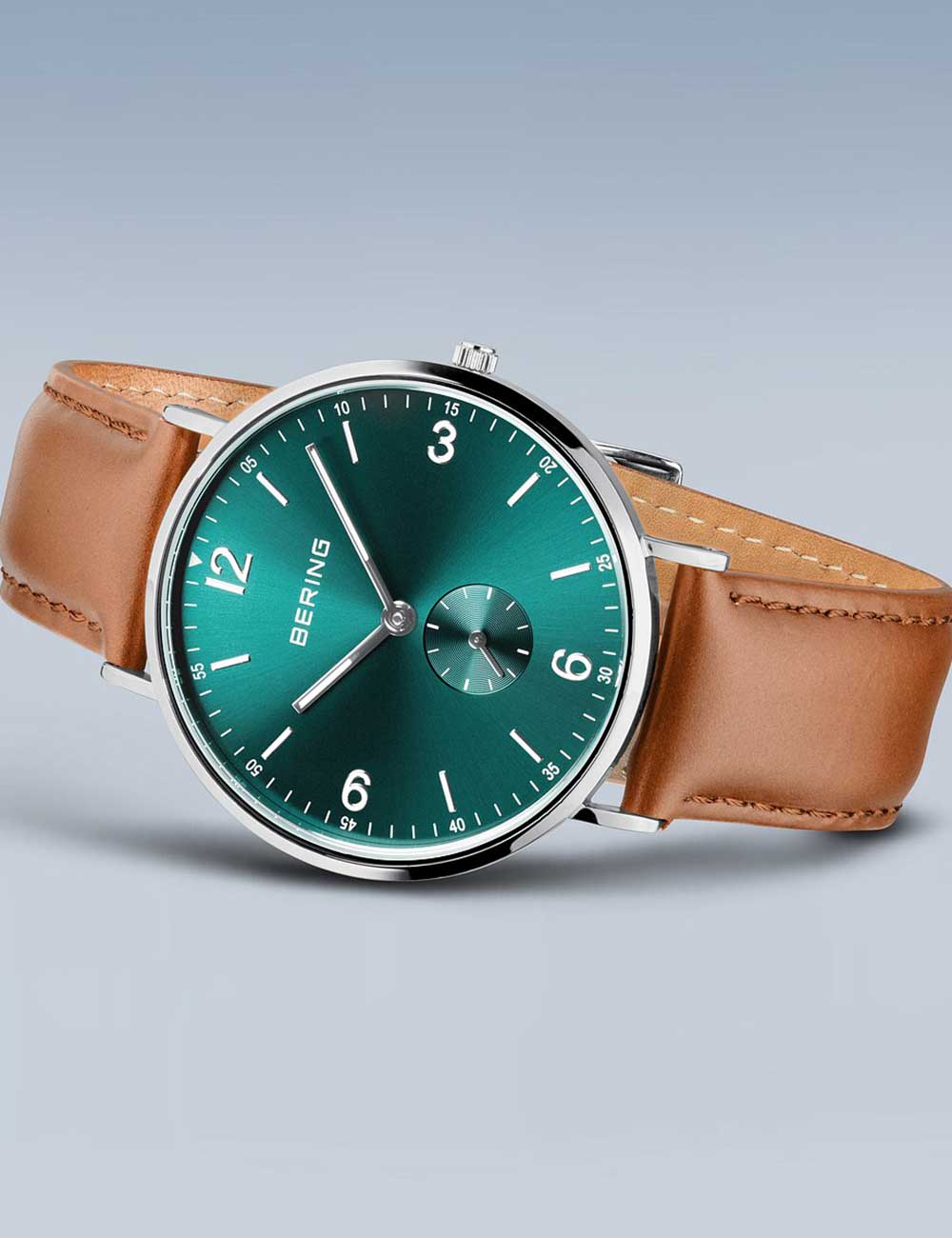 Bering 14040-508 vyriškas laikrodis Classic Small Second 40mm 3ATM