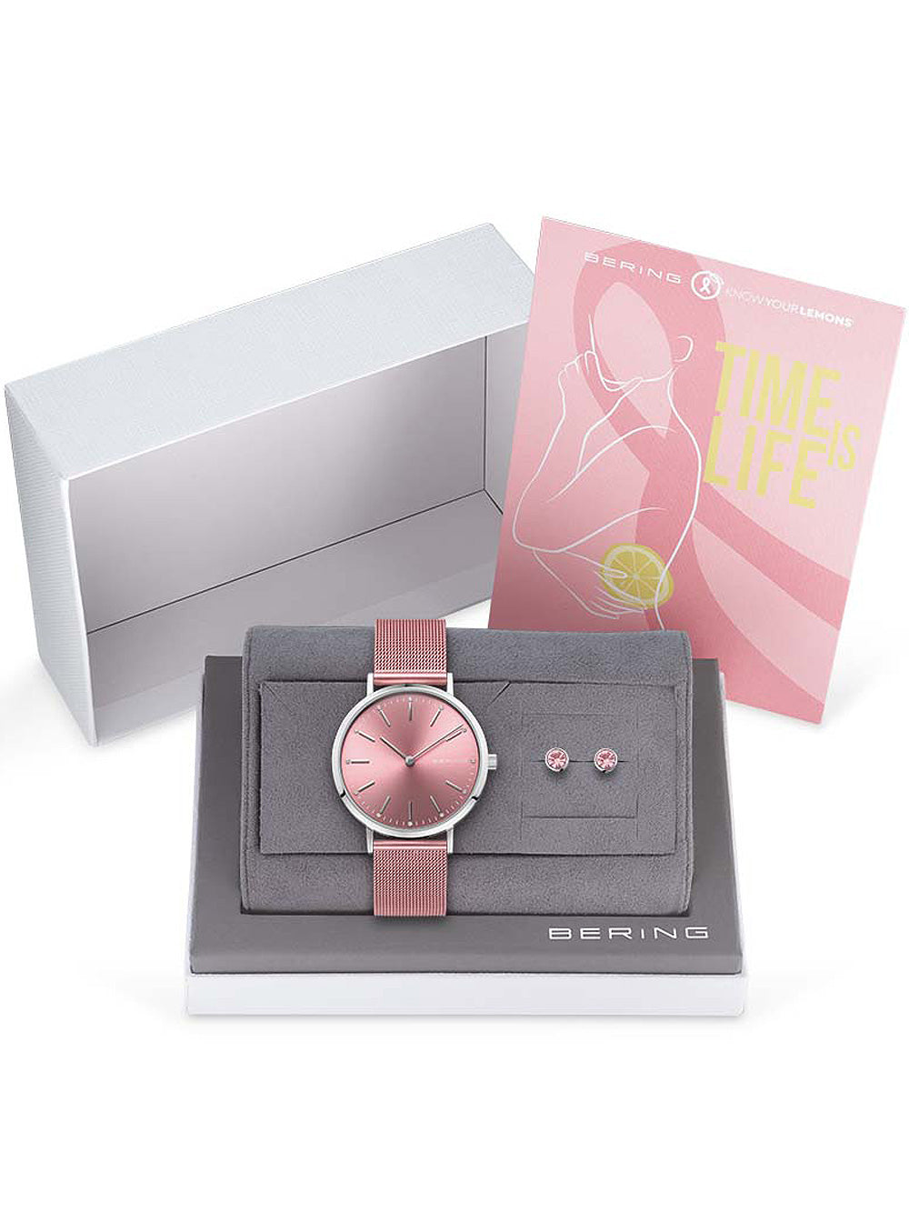 Bering 14134-999-GWP moteriškas laikrodis Classic Set 34mm 3ATM