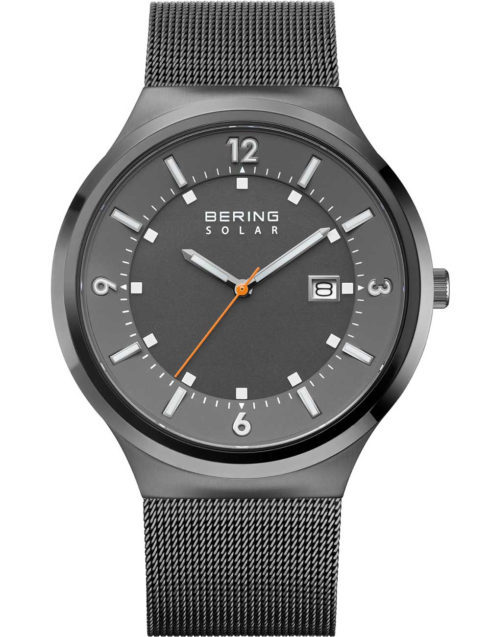 Bering 14442-077 vyriškas laikrodis Solar laikrodis 42mm 5ATM