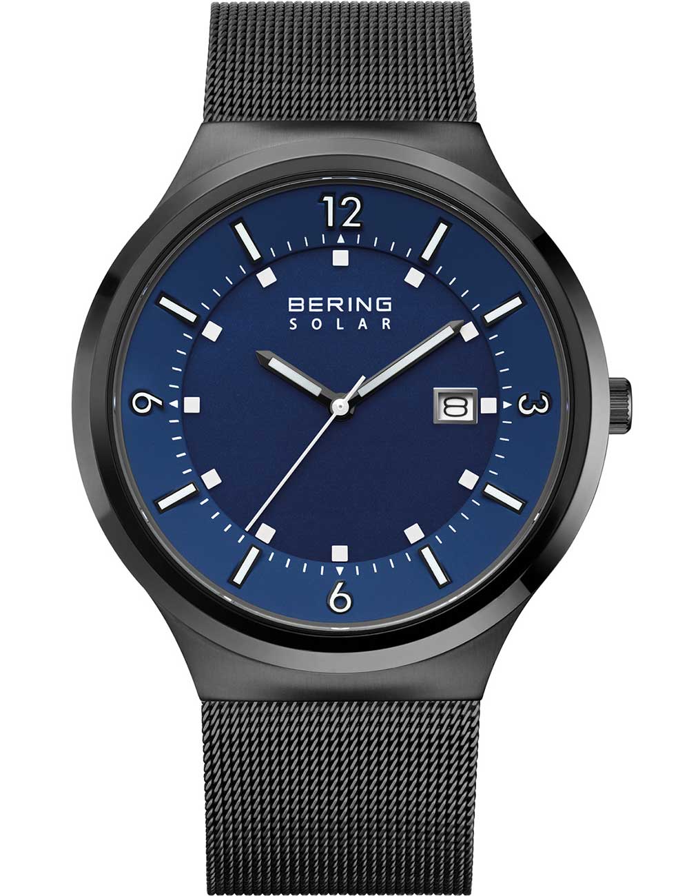 Bering 14442-227 vyriškas laikrodis Solar laikrodis 42mm 5ATM