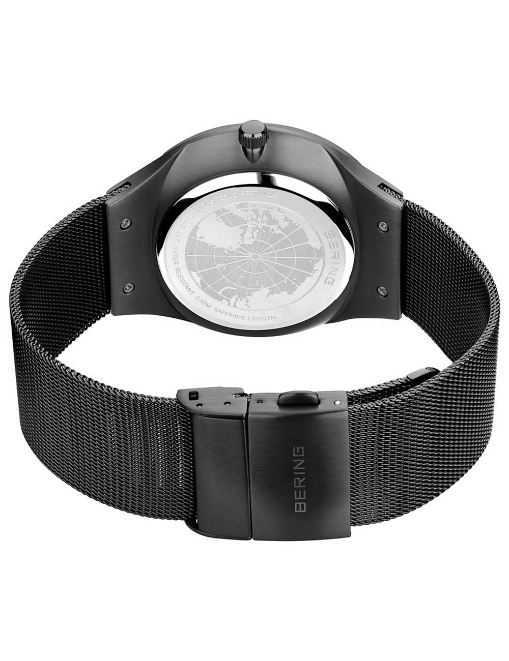 Bering 14442-227 vyriškas laikrodis Solar laikrodis 42mm 5ATM